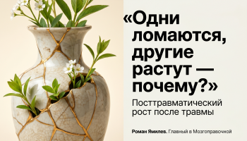 Склеенная золотом разбитая ваза с молодыми побегами как метафора посттравматического роста