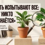 Два похожих растения разной пышности на светлом фоне как метафора зависти и сравнения
